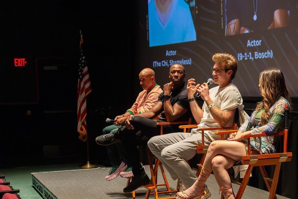 Jordan Ver Hoeve speaking on an industry panel